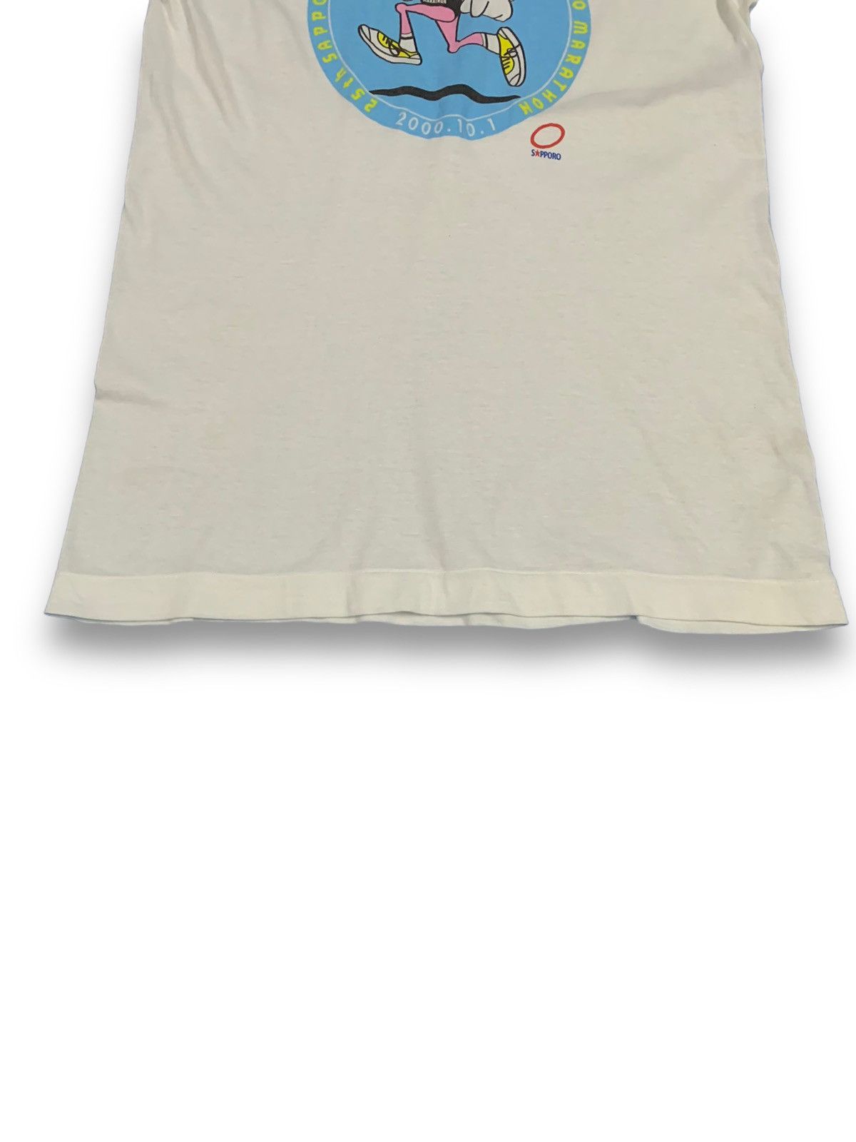 Mizuno Vintage 2000s Mizuno Sapporo Marathon T-Shirt Y2K Size US S / EU 44-46 / 1 - 5 Thumbnail