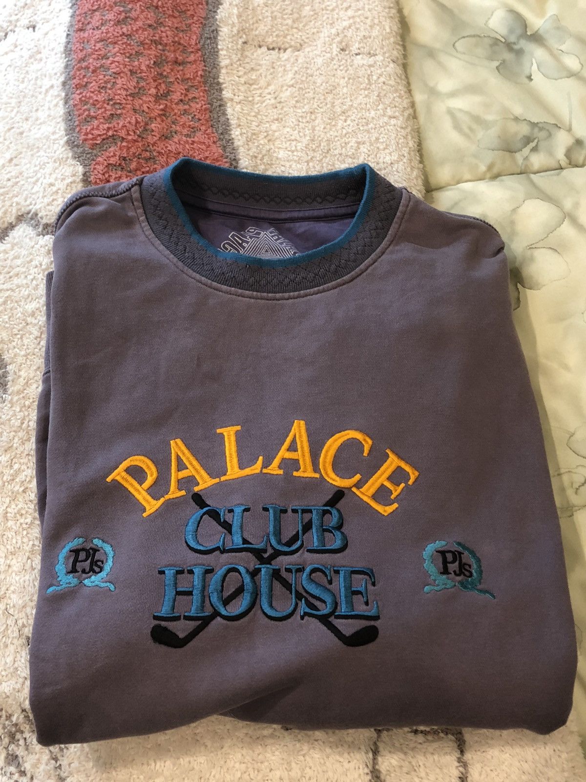 Palace Palace Clubhouse Crew - Wine Size US XL / EU 56 / 4 - 2 Thumbnail