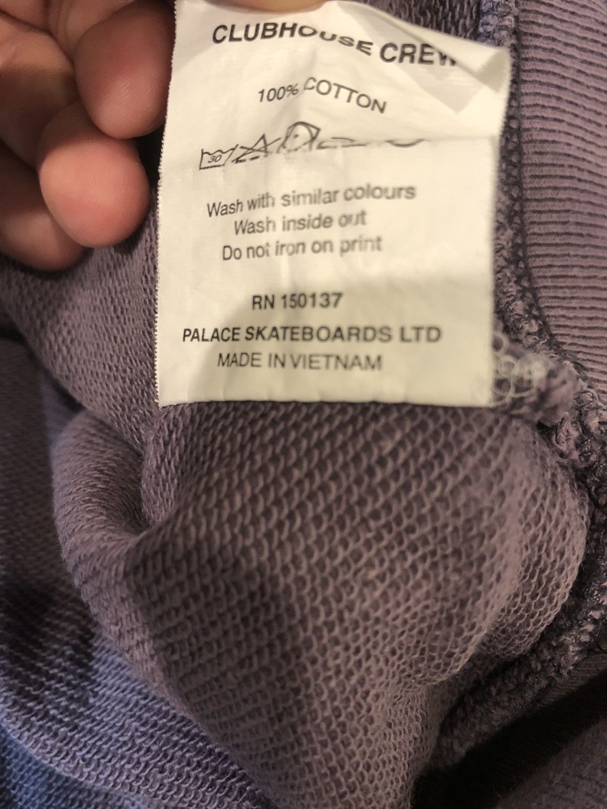 Palace Palace Clubhouse Crew - Wine Size US XL / EU 56 / 4 - 6 Thumbnail