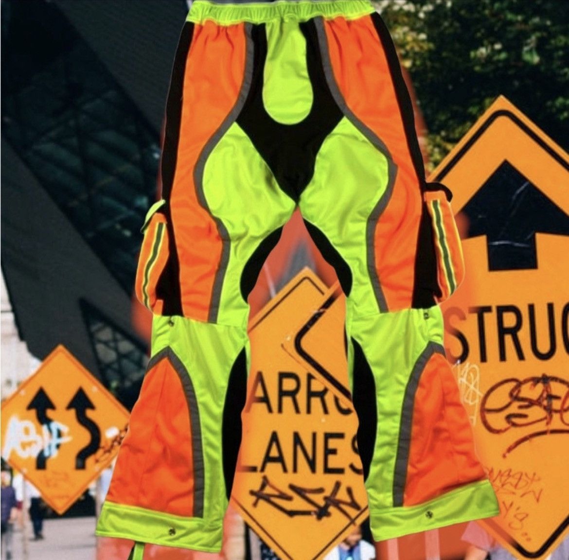 Other RêVe NiGHTs TRaFFiC 🚦👷🏽PaNTs 🦺👖 Size US 32 / EU 48 - 4 Thumbnail