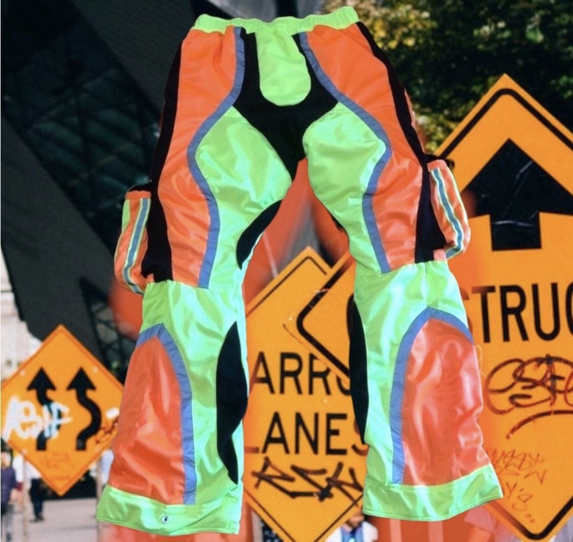 Other RêVe NiGHTs TRaFFiC 🚦👷🏽PaNTs 🦺👖 Size US 32 / EU 48 - 3 Thumbnail