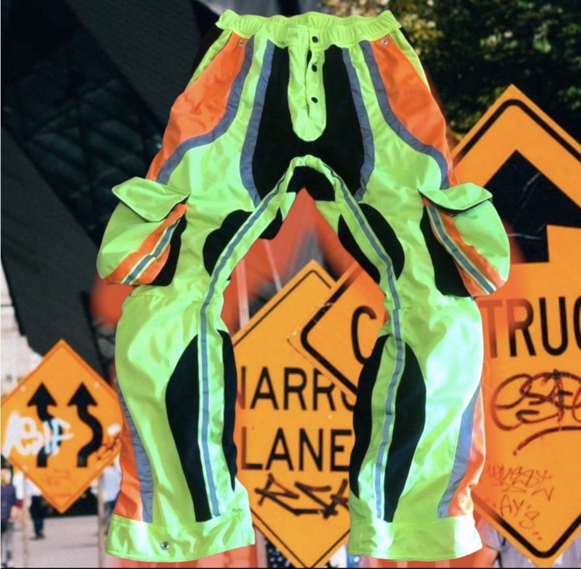 Other RêVe NiGHTs TRaFFiC 🚦👷🏽PaNTs 🦺👖 Size US 32 / EU 48 - 1 Thumbnail