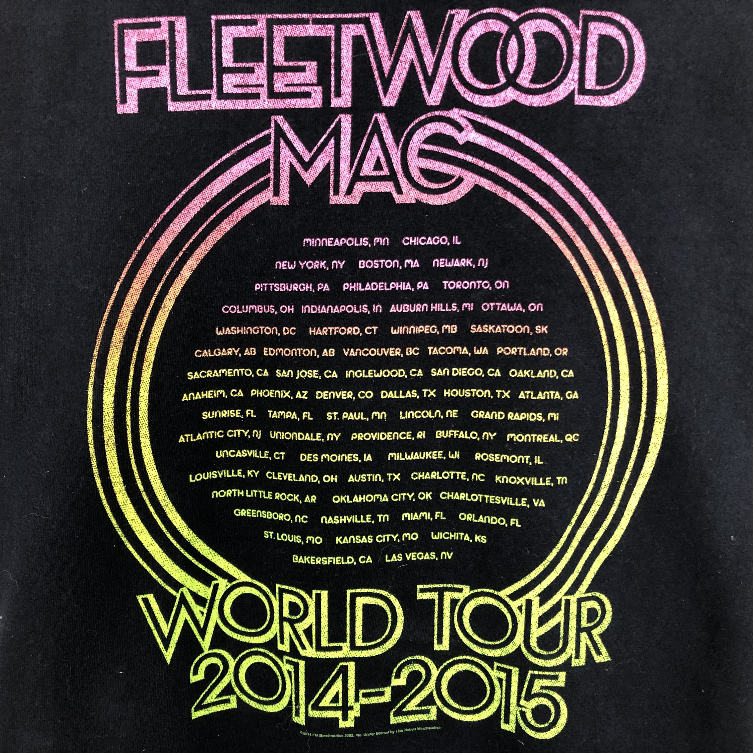 Band Tees × Vintage Vintage Fleetwood Mac American Rock Band Tshirt Size US L / EU 52-54 / 3 - 4 Thumbnail