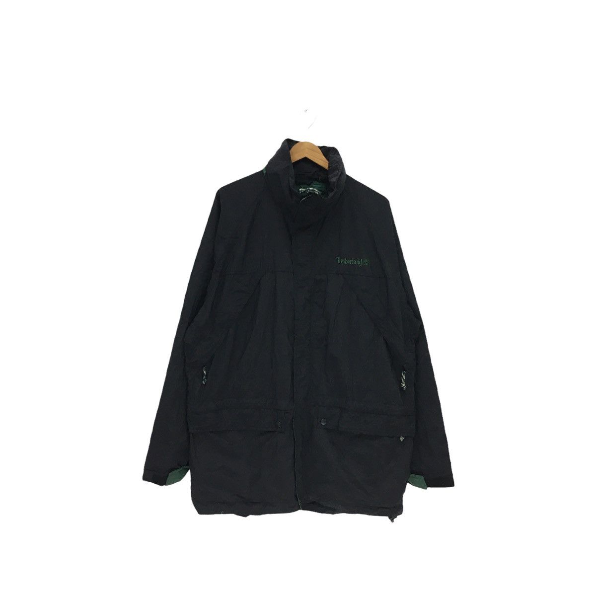 Timberland × Vintage Vintage Timberland Small Logo Pullover Hoodie Jacket Size US L / EU 52-54 / 3 - 1 Thumbnail