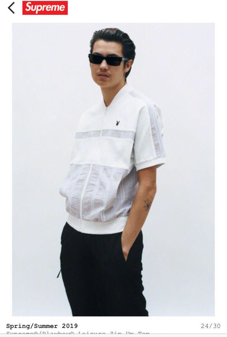 Playboy × Supreme Supreme Playboy Leisure Zip Up Top Size US XL / EU 56 / 4 - 4 Thumbnail