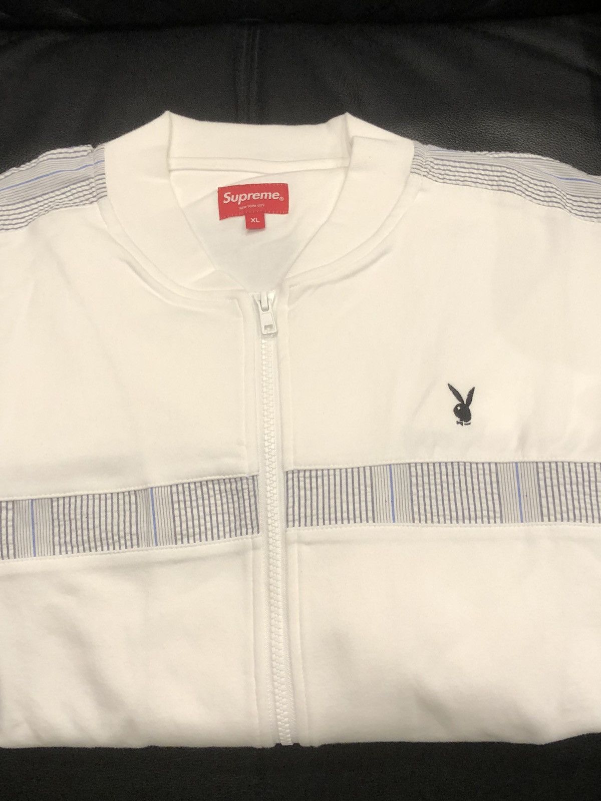 Playboy × Supreme Supreme Playboy Leisure Zip Up Top Size US XL / EU 56 / 4 - 5 Thumbnail