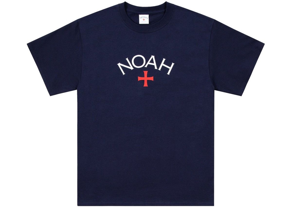 image of Fw19 Noah Ny Core Logo Tee in Deep Navy, Men's (Size XL)