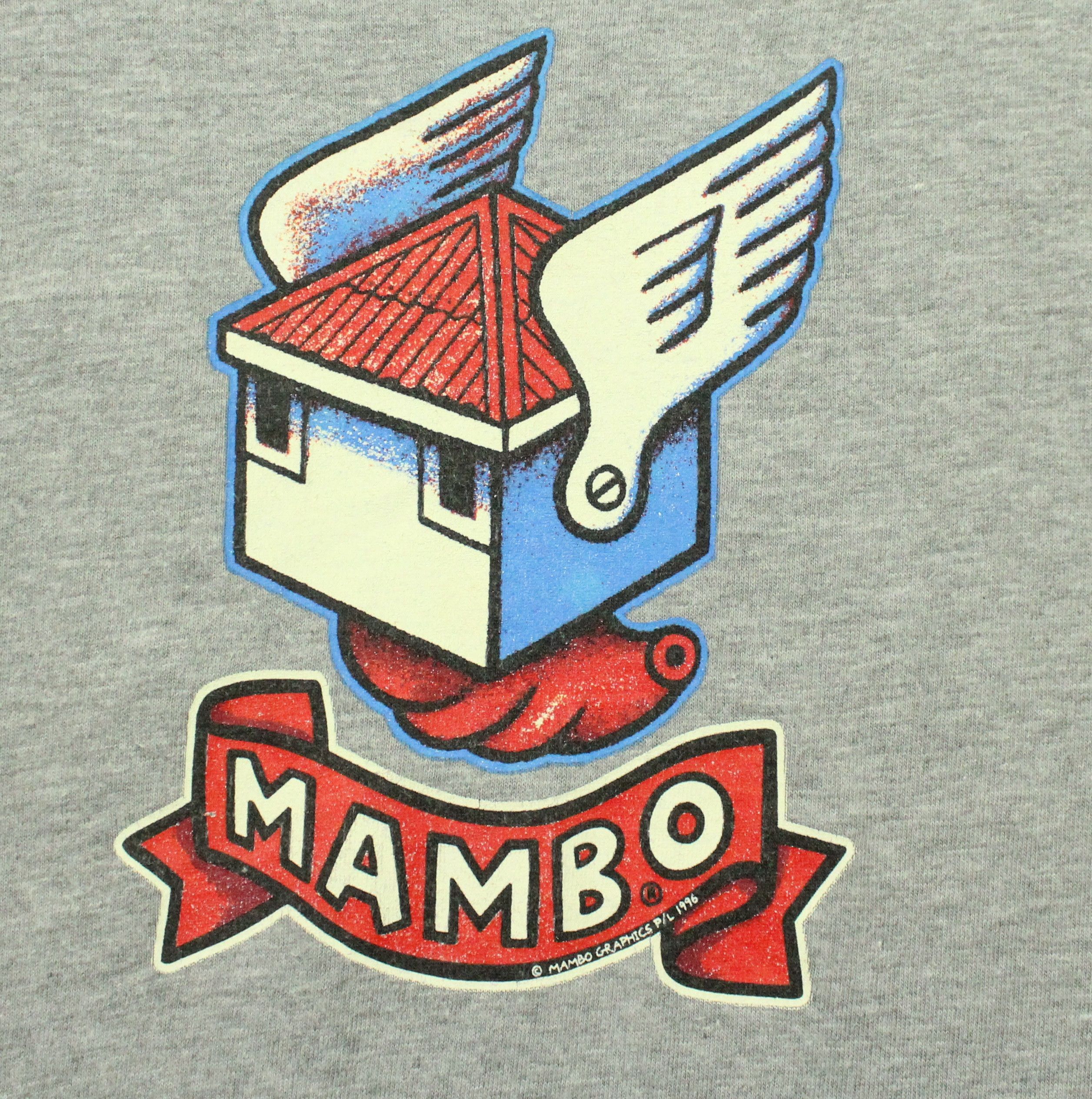 Mambo Vintage 90s MAMBO T Shirt Art Surf Humor Size US S / EU 44-46 / 1 - 4 Thumbnail