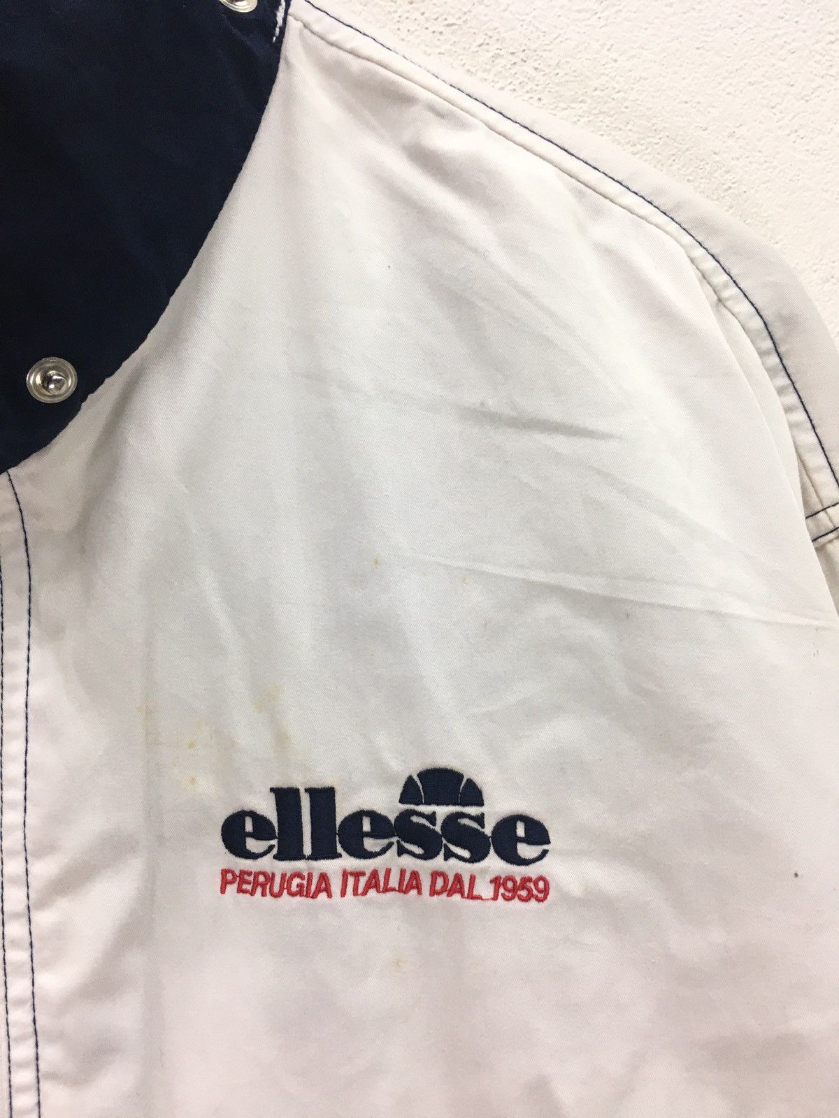Ellesse × Japanese Brand × Vintage Vintage Ellesse Big Logo Zipper Up Jacket Size US M / EU 48-50 / 2 - 6 Thumbnail
