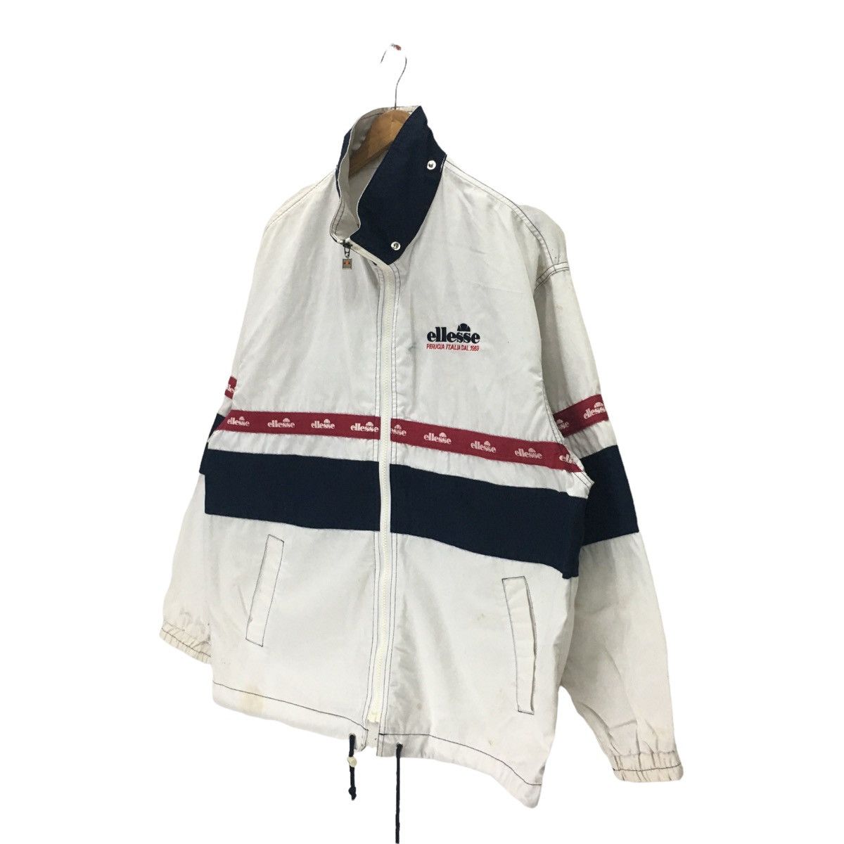 Ellesse × Japanese Brand × Vintage Vintage Ellesse Big Logo Zipper Up Jacket Size US M / EU 48-50 / 2 - 10 Thumbnail