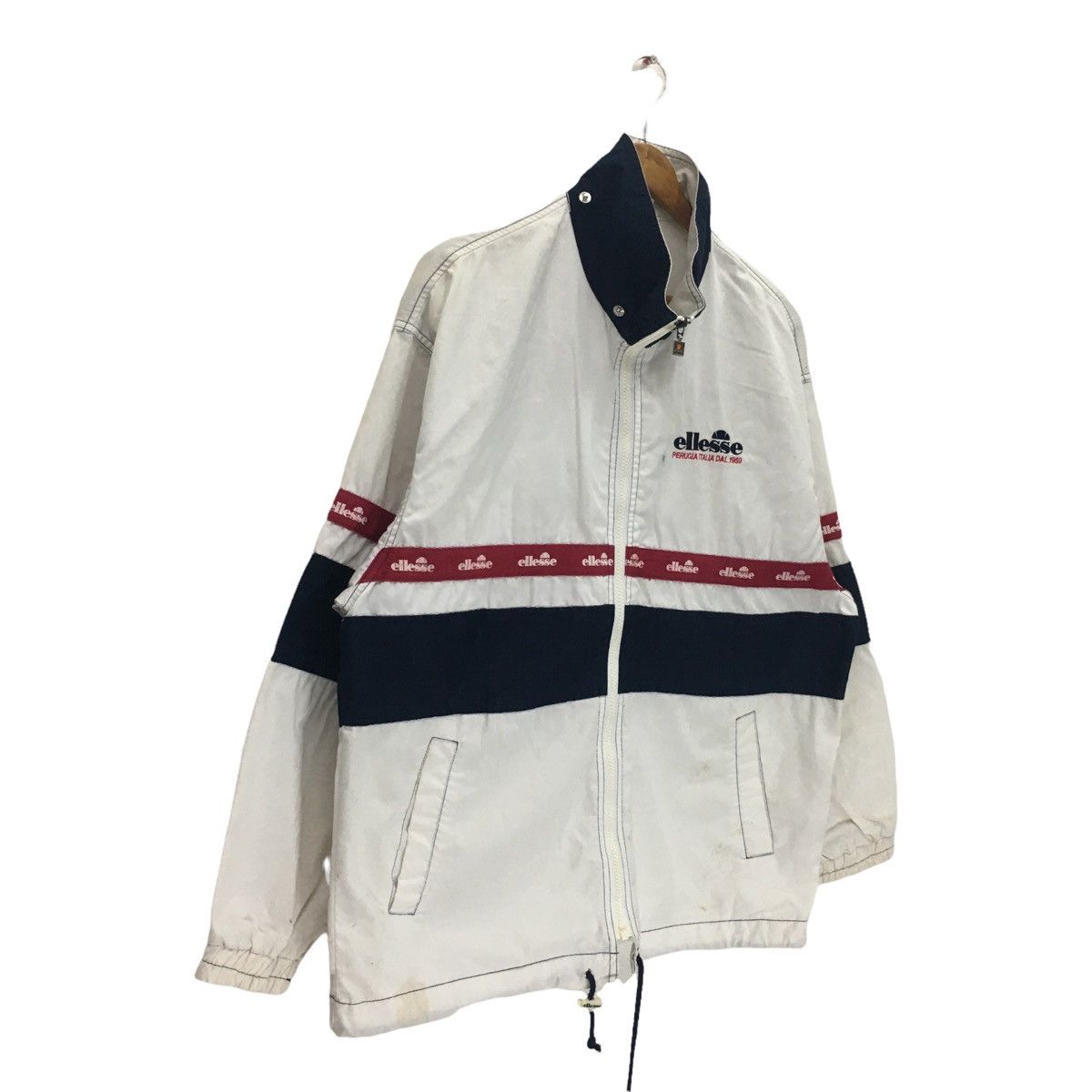 Ellesse × Japanese Brand × Vintage Vintage Ellesse Big Logo Zipper Up Jacket Size US M / EU 48-50 / 2 - 9 Thumbnail