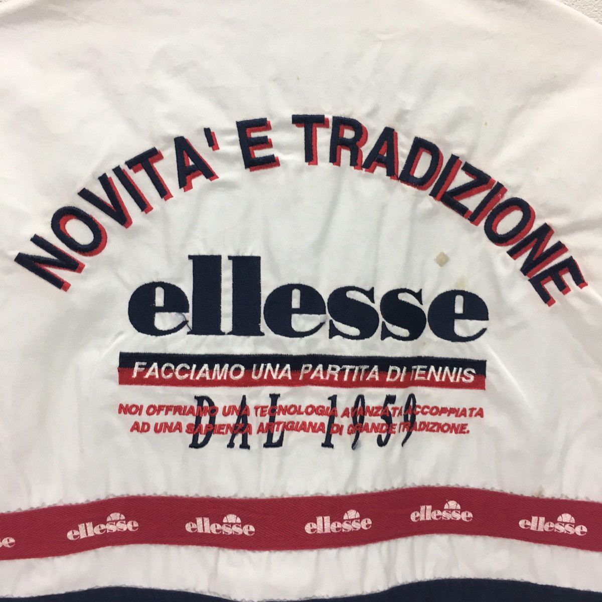 Ellesse × Japanese Brand × Vintage Vintage Ellesse Big Logo Zipper Up Jacket Size US M / EU 48-50 / 2 - 5 Thumbnail