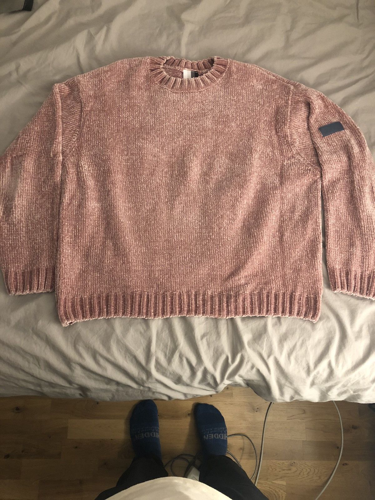 Kith Kith Meyer Chenille Crewneck Pale Mauve (Size XL) | Grailed
