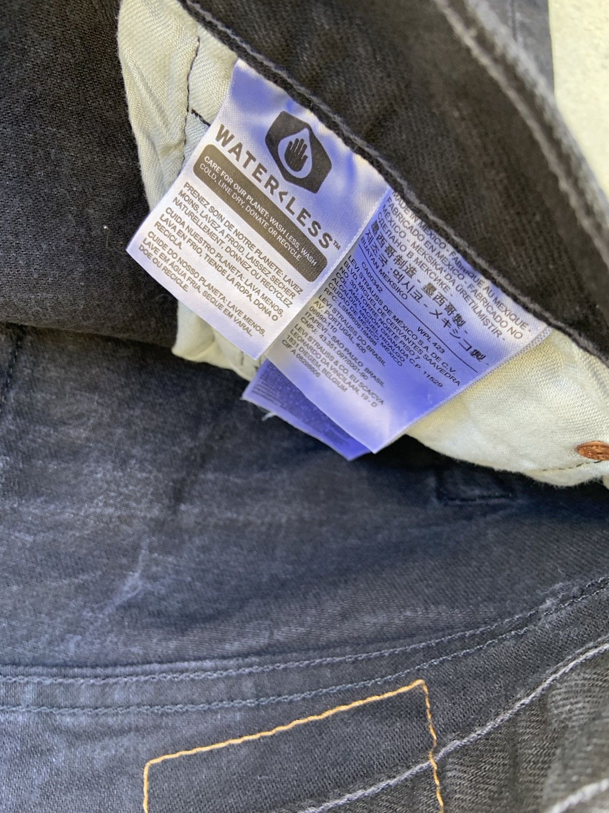 Levi's levis 501 denim jeans Size US 36 / EU 52 - 8 Thumbnail