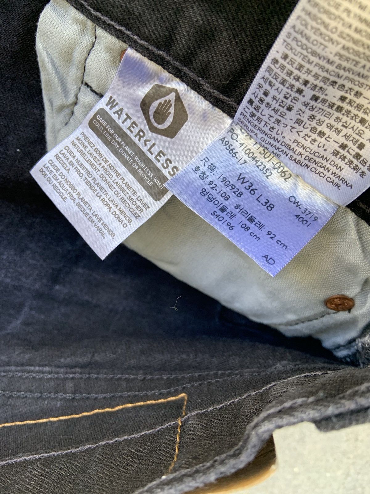 Levi's levis 501 denim jeans Size US 36 / EU 52 - 9 Thumbnail