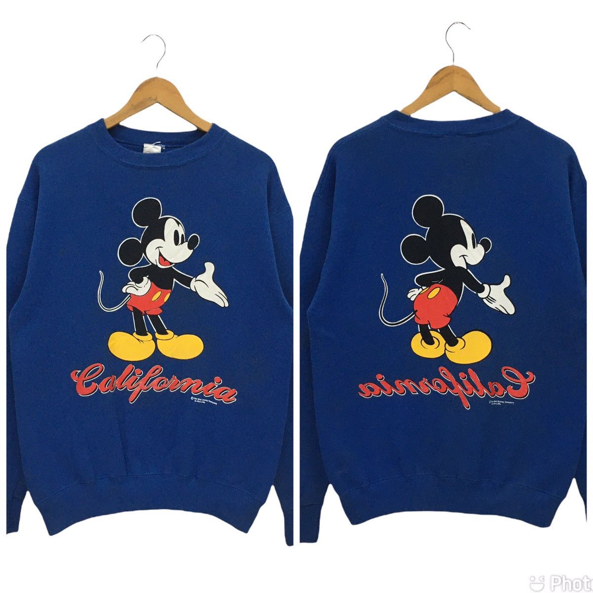 Disney × Mickey Mouse × Vintage Vintage 90s Mickey Mouse Disney Cartoon Sweatshirt Size US M / EU 48-50 / 2 - 1 Thumbnail