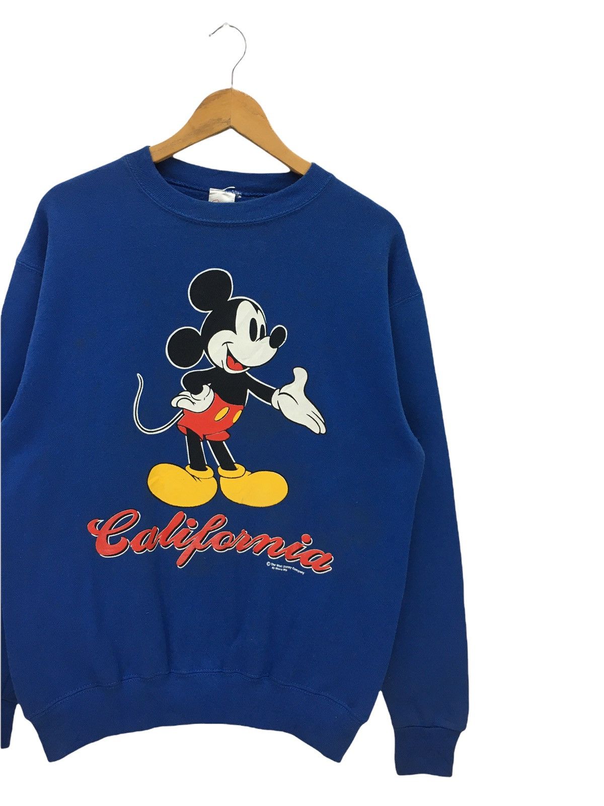 Disney × Mickey Mouse × Vintage Vintage 90s Mickey Mouse Disney Cartoon Sweatshirt Size US M / EU 48-50 / 2 - 8 Thumbnail