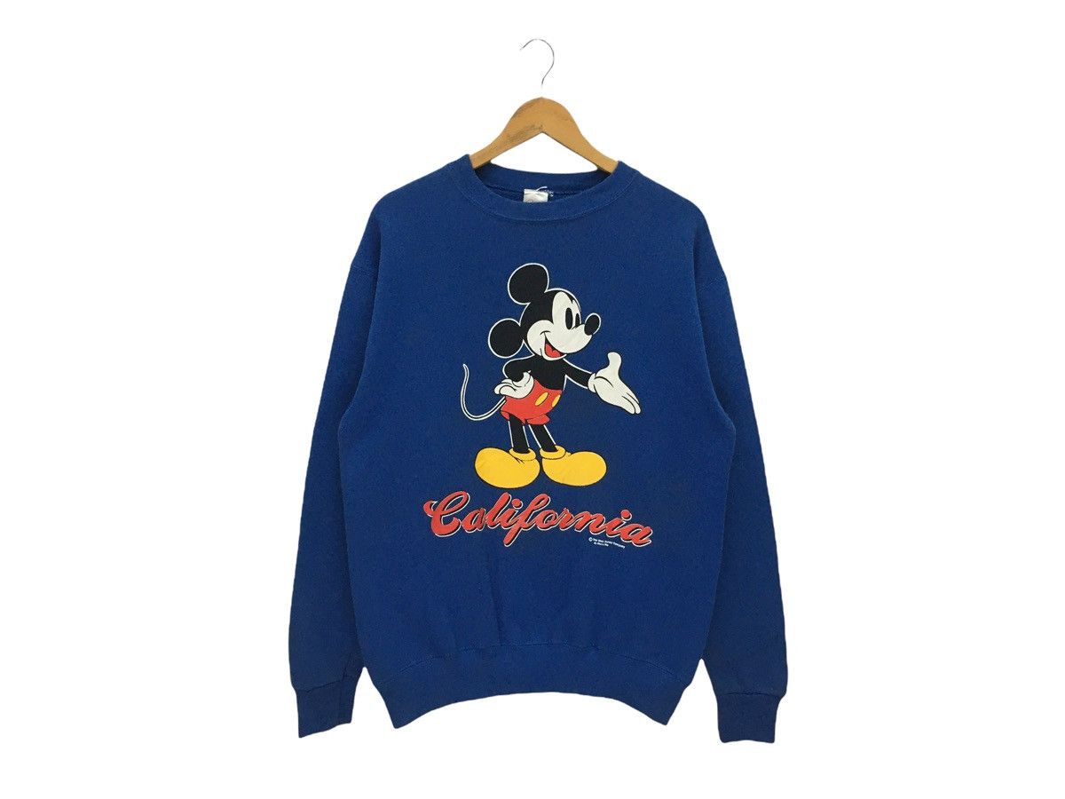 Disney × Mickey Mouse × Vintage Vintage 90s Mickey Mouse Disney Cartoon Sweatshirt Size US M / EU 48-50 / 2 - 2 Thumbnail