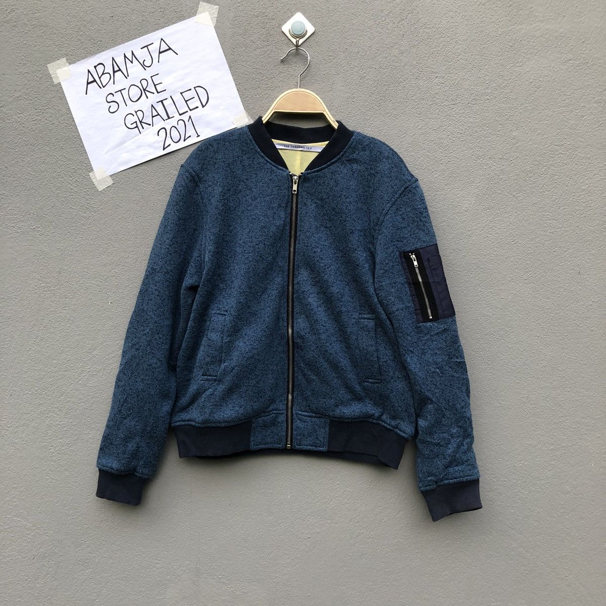 Japanese Brand Vintage She Through Sea Zipper Ups Jacket Size US M / EU 48-50 / 2 - 1 Thumbnail