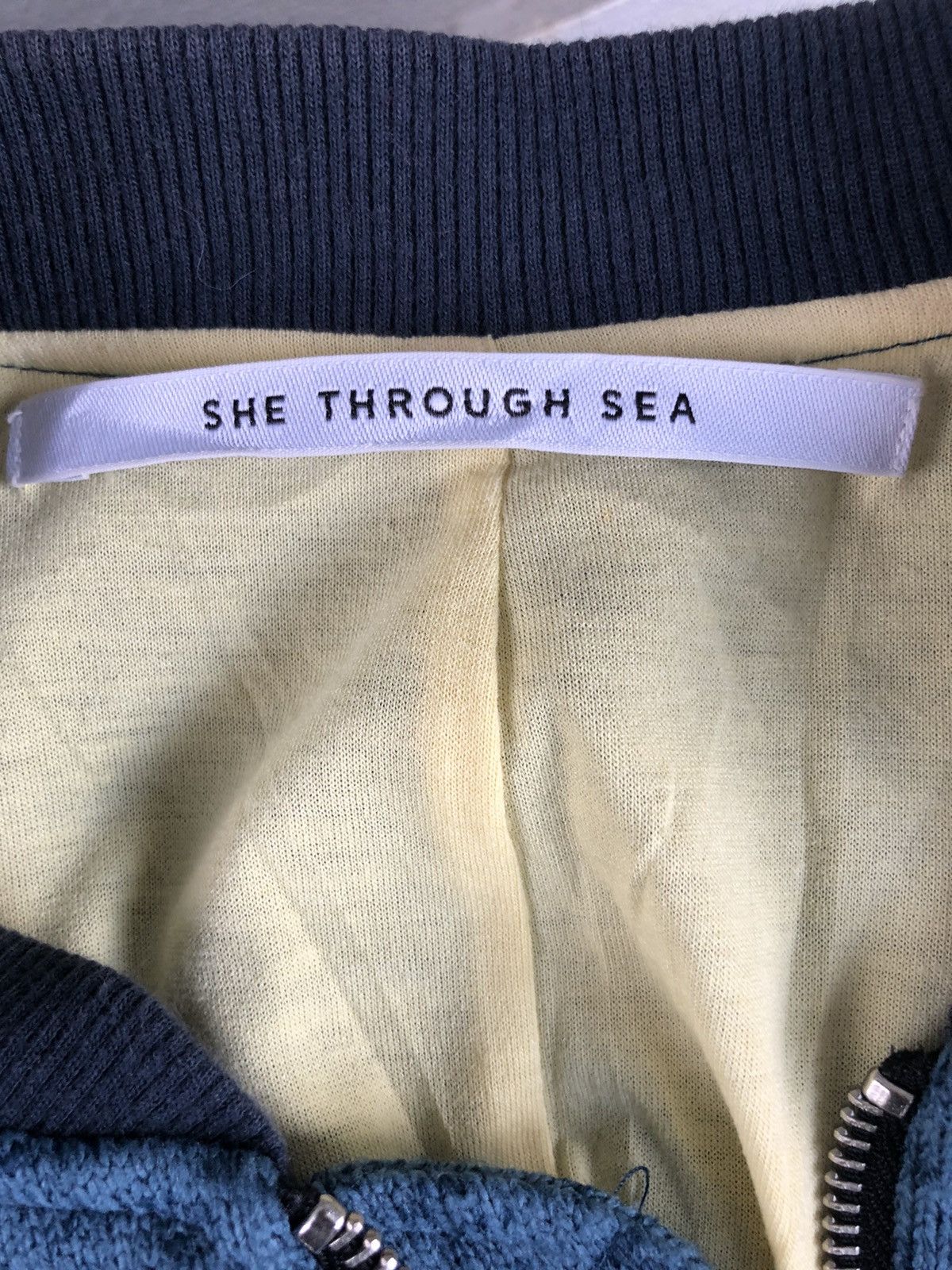 Japanese Brand Vintage She Through Sea Zipper Ups Jacket Size US M / EU 48-50 / 2 - 9 Thumbnail