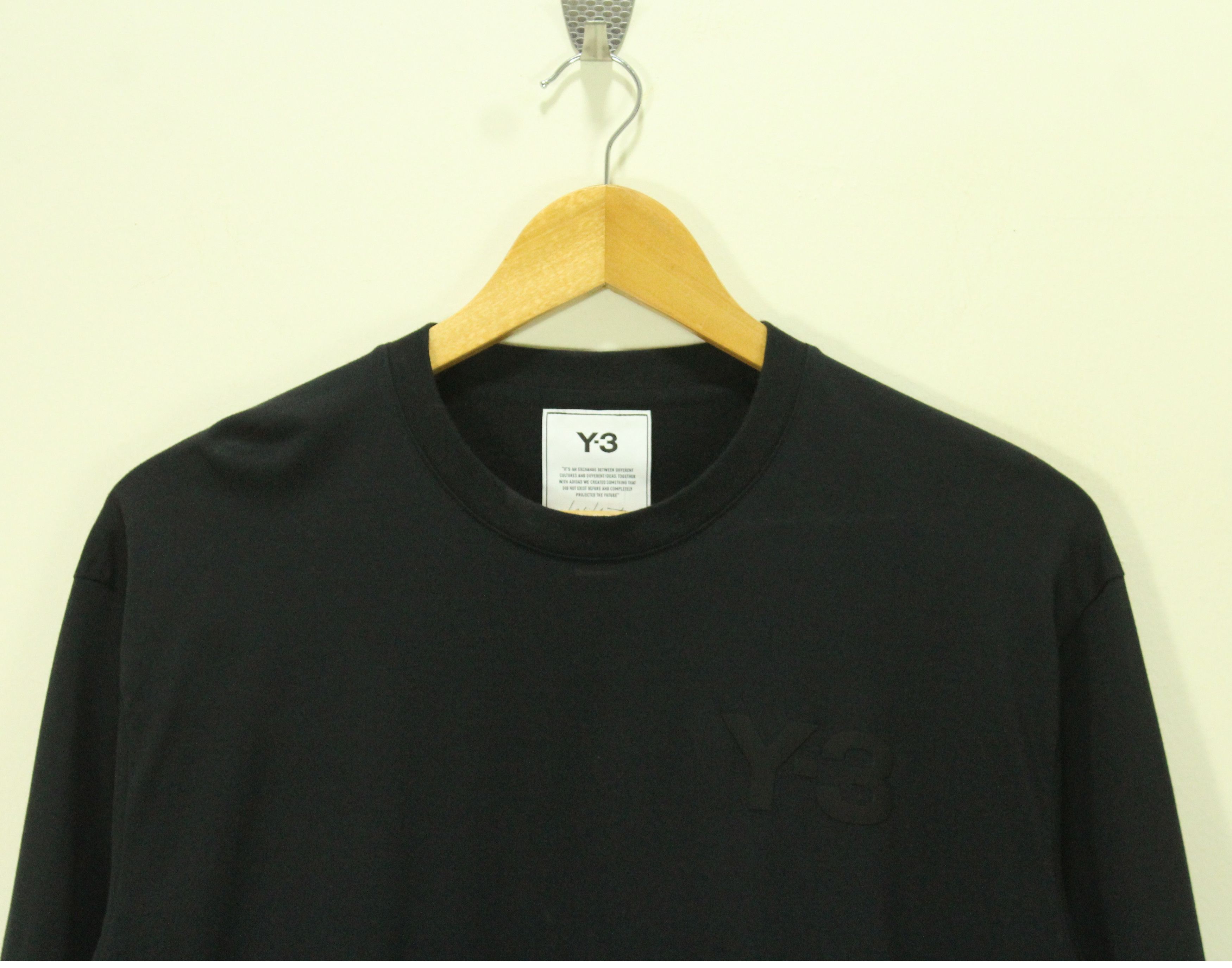 Y-3 × Yohji Yamamoto Y-3 T Shirt Black Motif Size US S / EU 44-46 / 1 - 3 Thumbnail