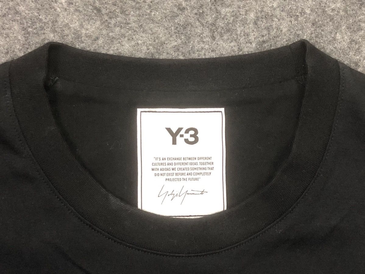 Y-3 × Yohji Yamamoto Y-3 T Shirt Black Motif Size US S / EU 44-46 / 1 - 10 Thumbnail