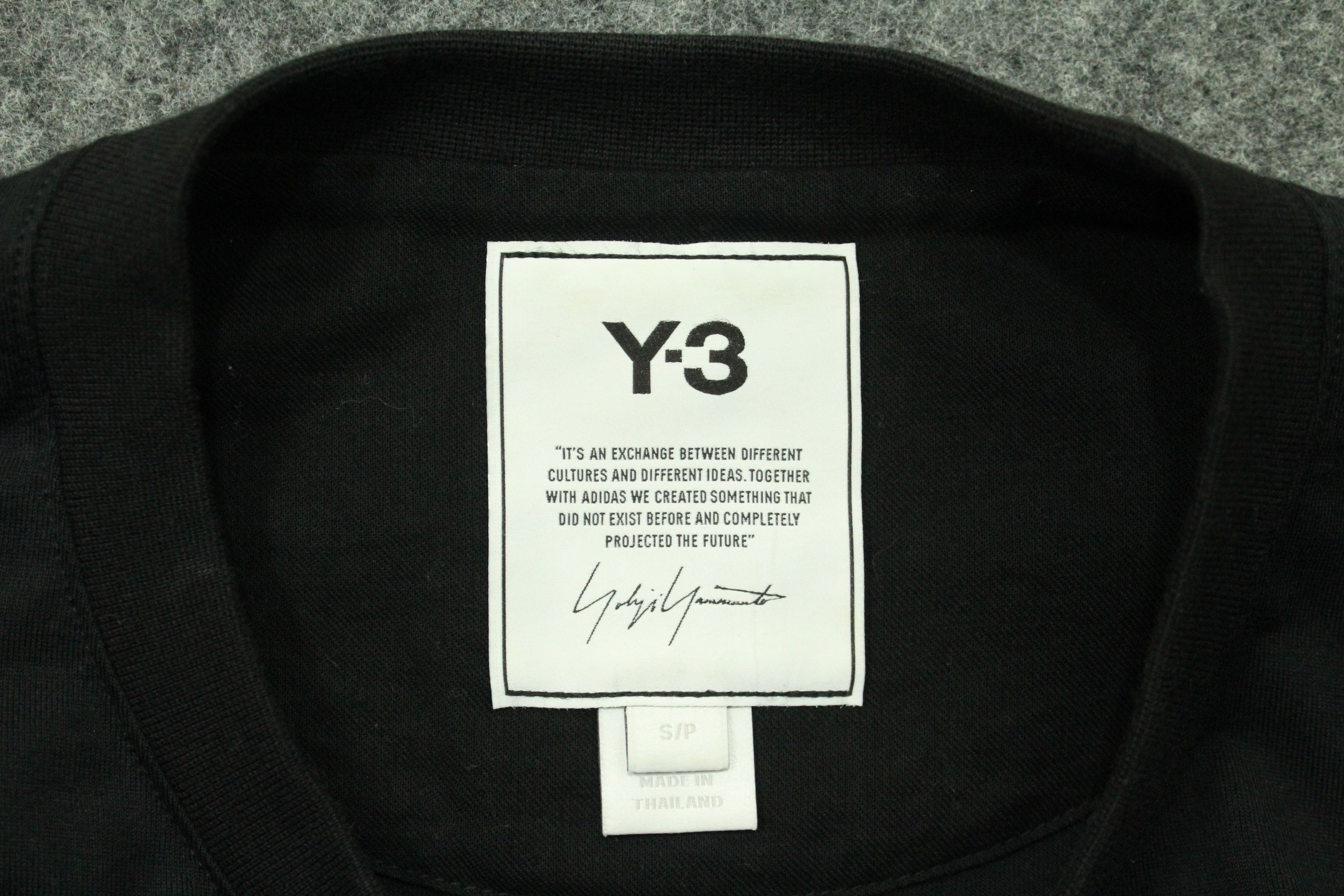 Y-3 × Yohji Yamamoto Y-3 T Shirt Black Motif Size US S / EU 44-46 / 1 - 13 Thumbnail