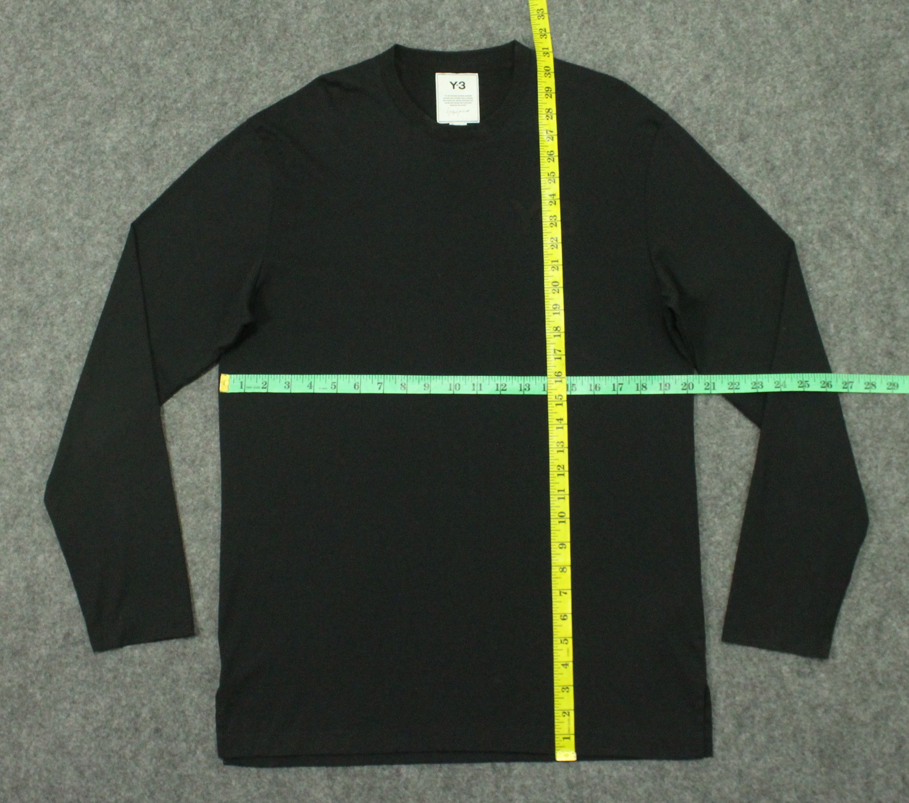 Y-3 × Yohji Yamamoto Y-3 T Shirt Black Motif Size US S / EU 44-46 / 1 - 19 Thumbnail