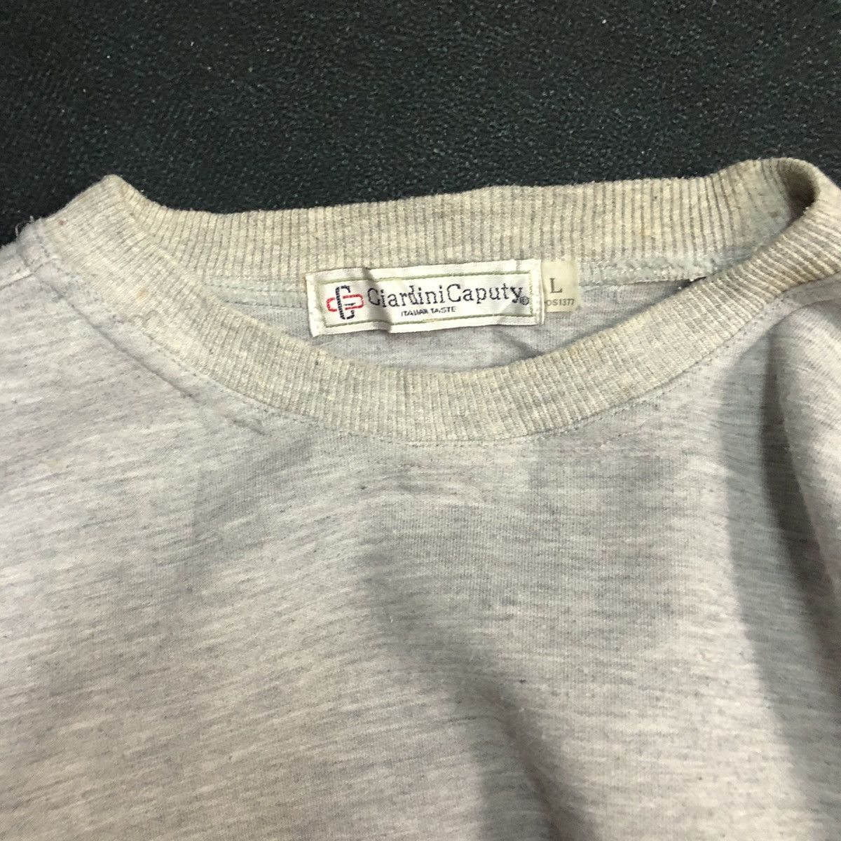 Japanese Brand Vintage Giardini Caputy Big Logo Long Sleeve T Shirt Sweater Size US L / EU 52-54 / 3 - 10 Thumbnail