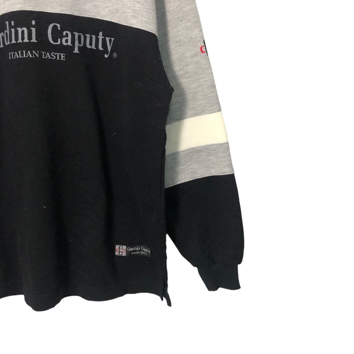 Japanese Brand Vintage Giardini Caputy Big Logo Long Sleeve T Shirt Sweater Size US L / EU 52-54 / 3 - 2 Thumbnail