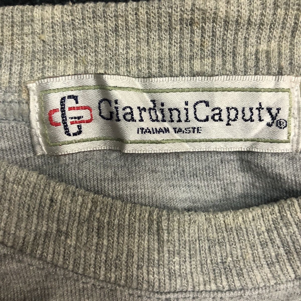 Japanese Brand Vintage Giardini Caputy Big Logo Long Sleeve T Shirt Sweater Size US L / EU 52-54 / 3 - 11 Thumbnail
