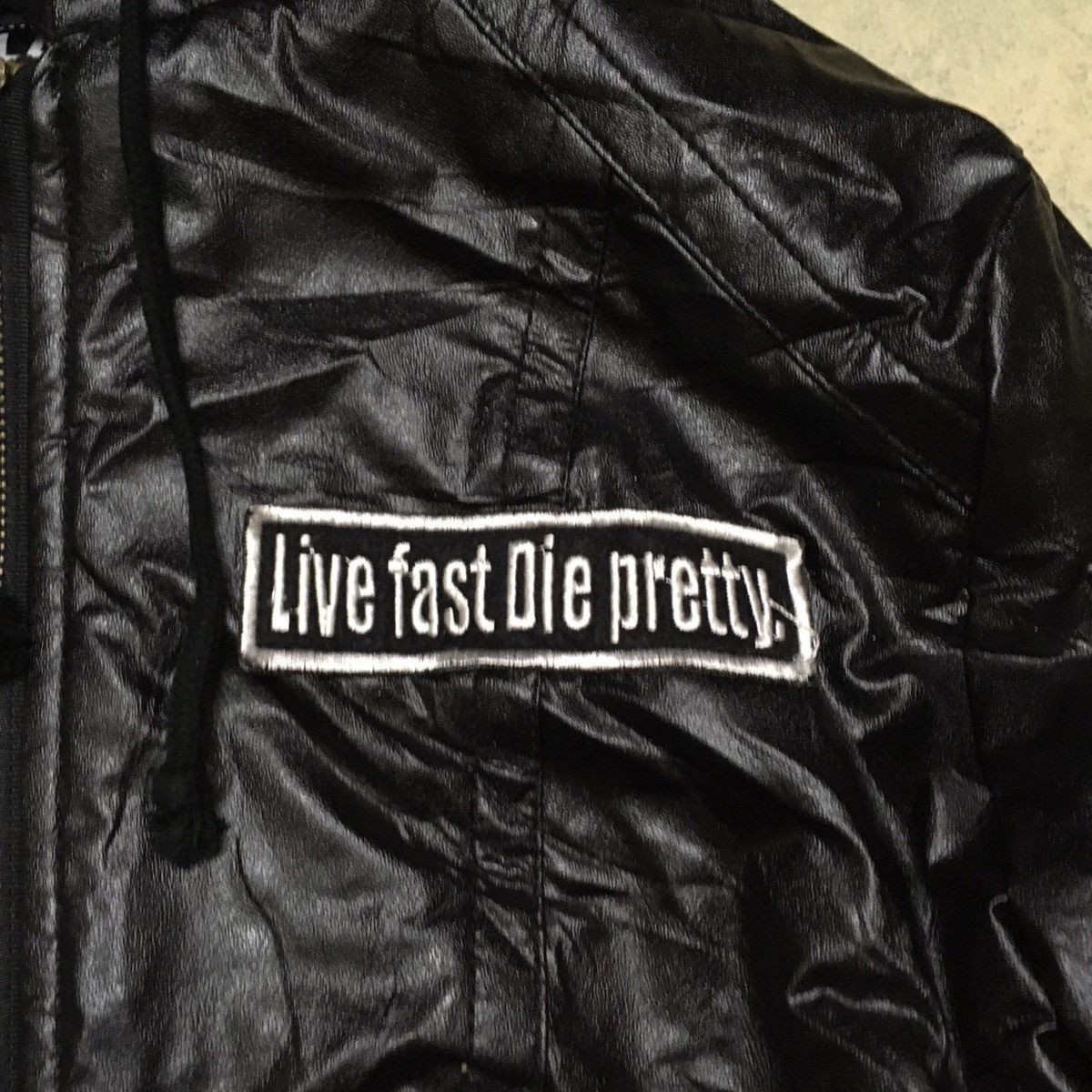 Japanese Brand Glad News Punk Style Leather Jacket Size US XS / EU 42 / 0 - 4 Thumbnail