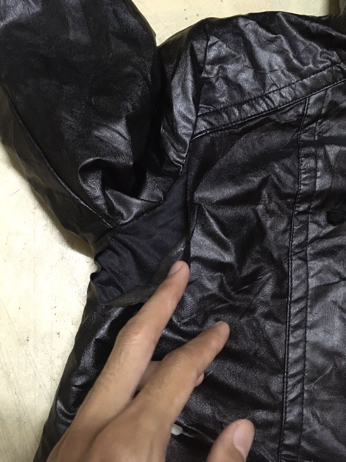 Japanese Brand Glad News Punk Style Leather Jacket Size US XS / EU 42 / 0 - 9 Thumbnail