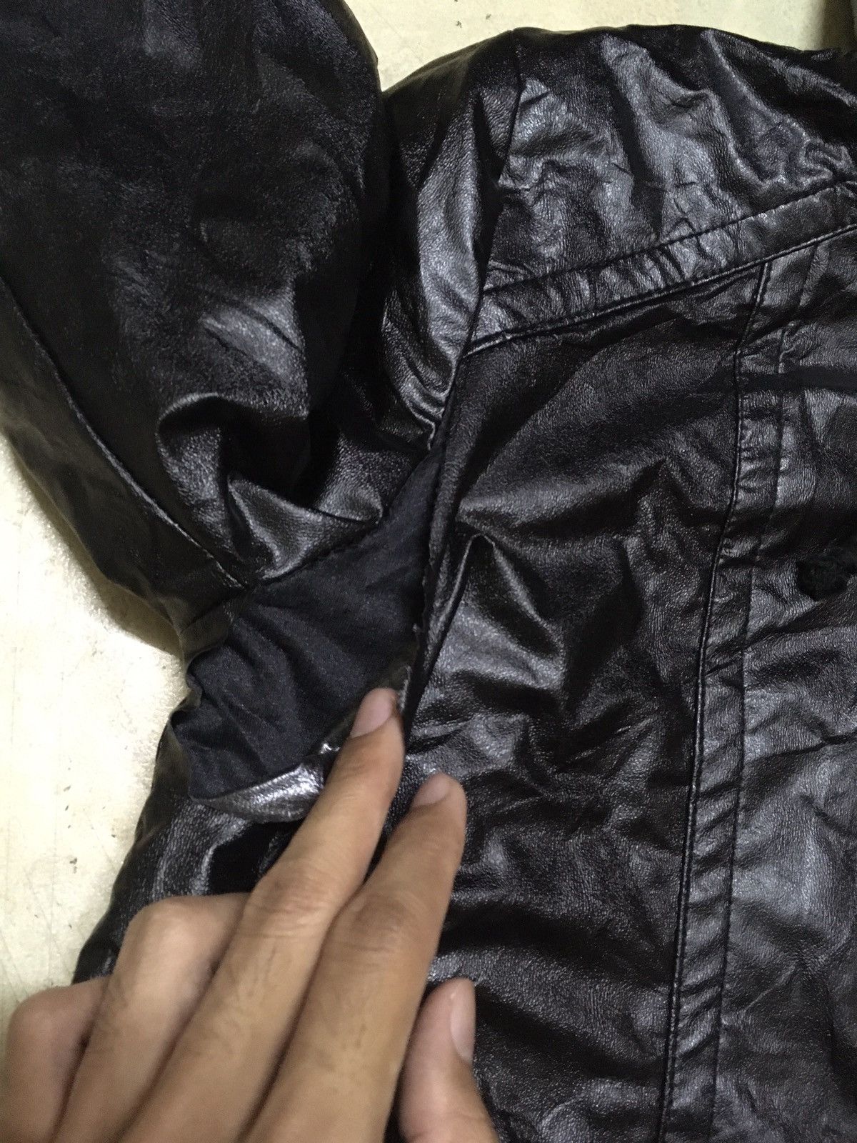 Japanese Brand Glad News Punk Style Leather Jacket Size US XS / EU 42 / 0 - 10 Thumbnail