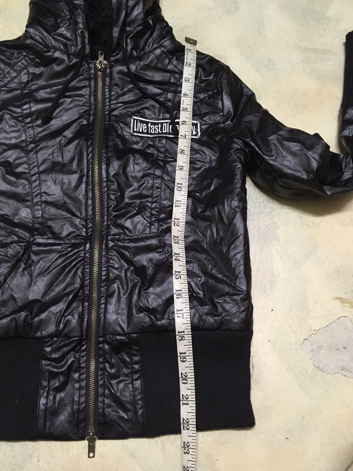 Japanese Brand Glad News Punk Style Leather Jacket Size US XS / EU 42 / 0 - 14 Thumbnail