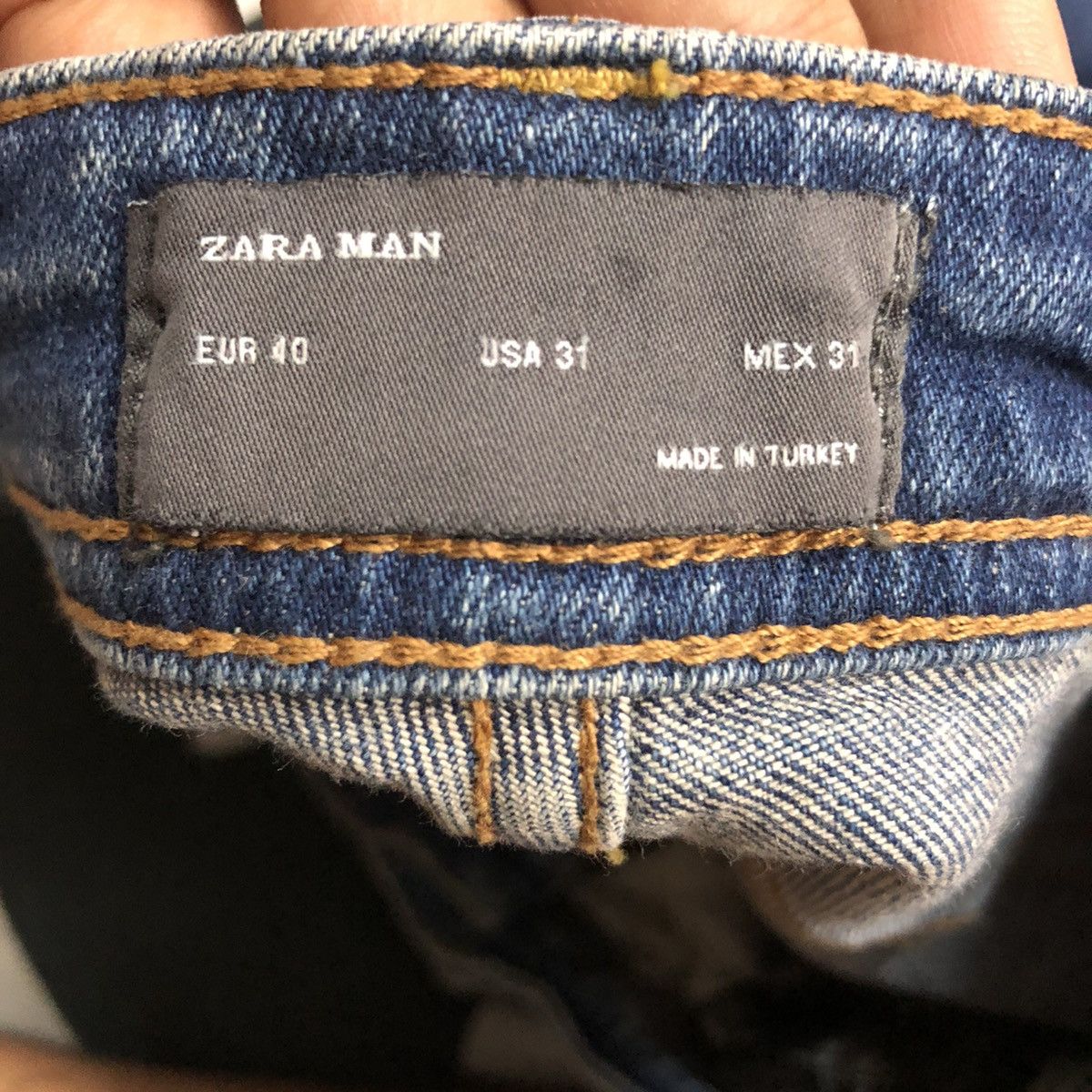 Vintage Vtg Zara Dirty Painter Skinny Distressed Denim Pants W31 Size US 31 - 8 Thumbnail