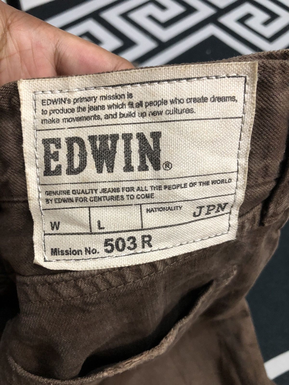 Edwin Vintage Edwin Jeans Faded Denim Trousers Pants W35 Size US 35 - 11 Thumbnail