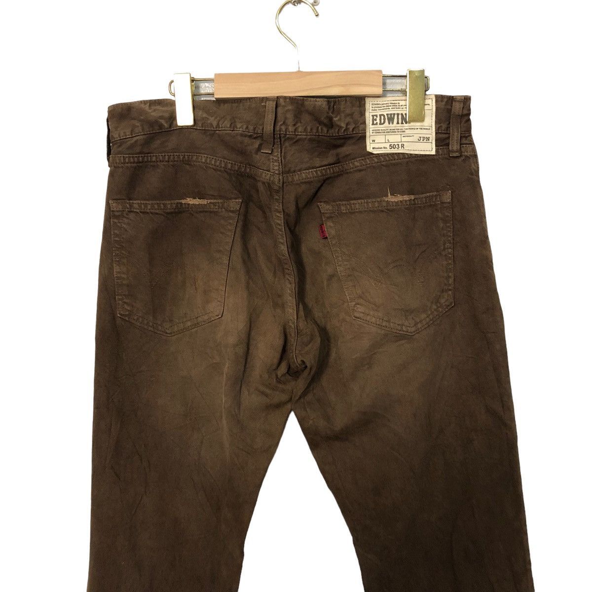 Edwin Vintage Edwin Jeans Faded Denim Trousers Pants W35 Size US 35 - 5 Thumbnail