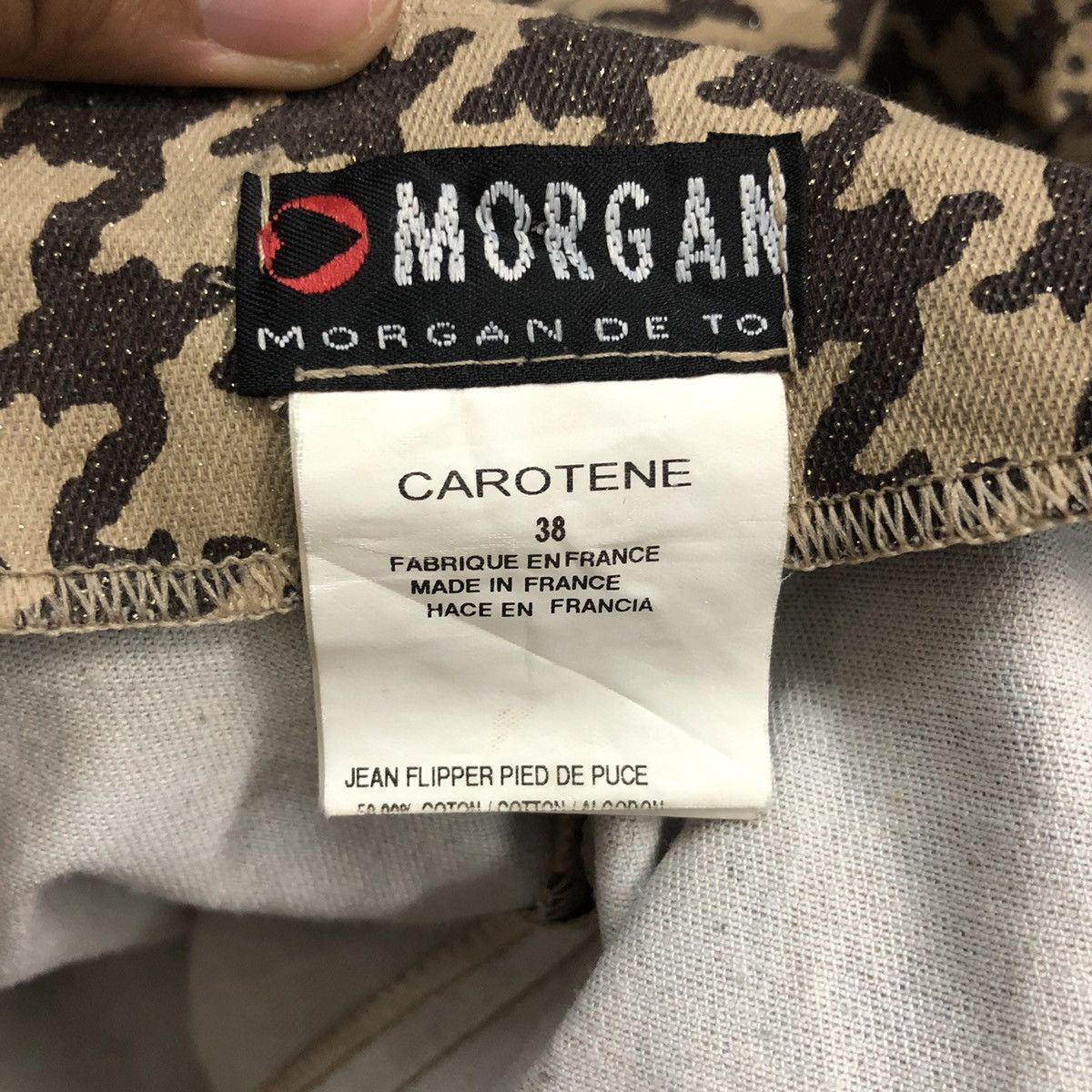Morgan Homme Vintage Morgan De Toi Nice Design BootCut Trousers Pants W28 Size 28" / US 6 / IT 42 - 8 Thumbnail