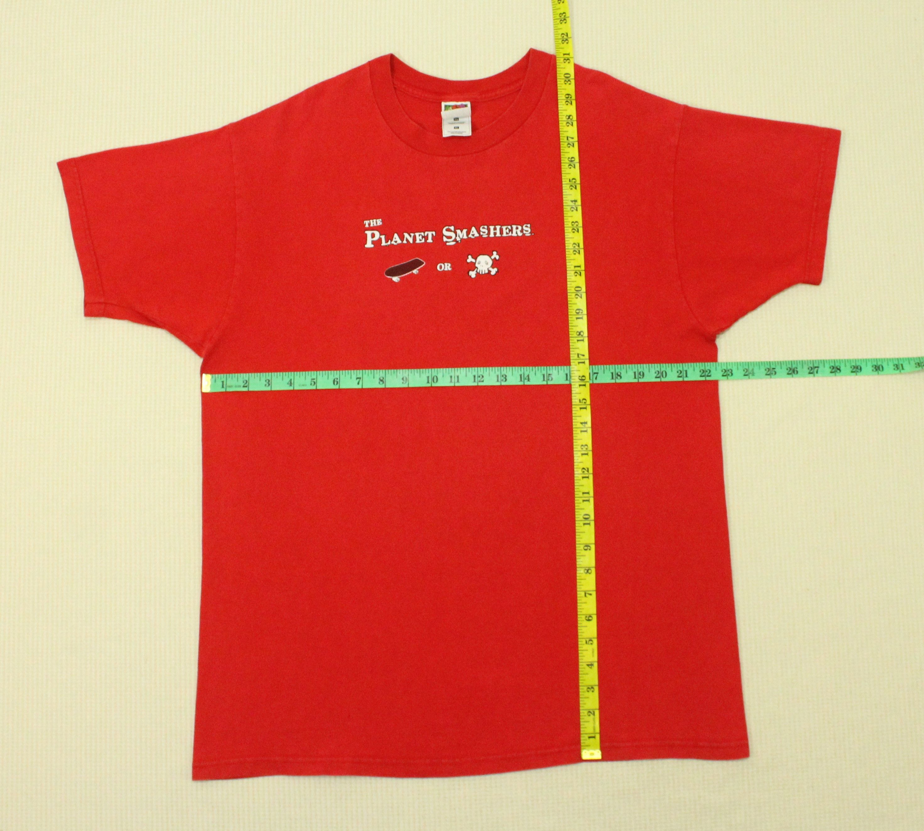 Band Tees Vintage SKATE OR DIE T Shirt THE PLANET SMASHERS Size US XL / EU 56 / 4 - 13 Thumbnail