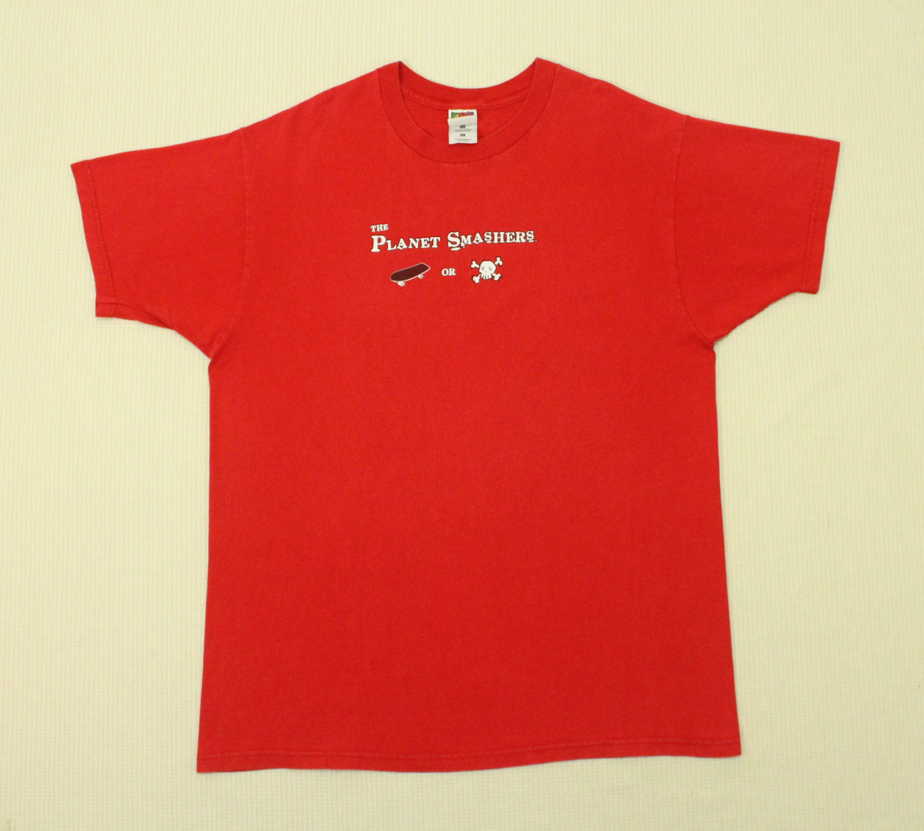 Band Tees Vintage SKATE OR DIE T Shirt THE PLANET SMASHERS Size US XL / EU 56 / 4 - 8 Thumbnail