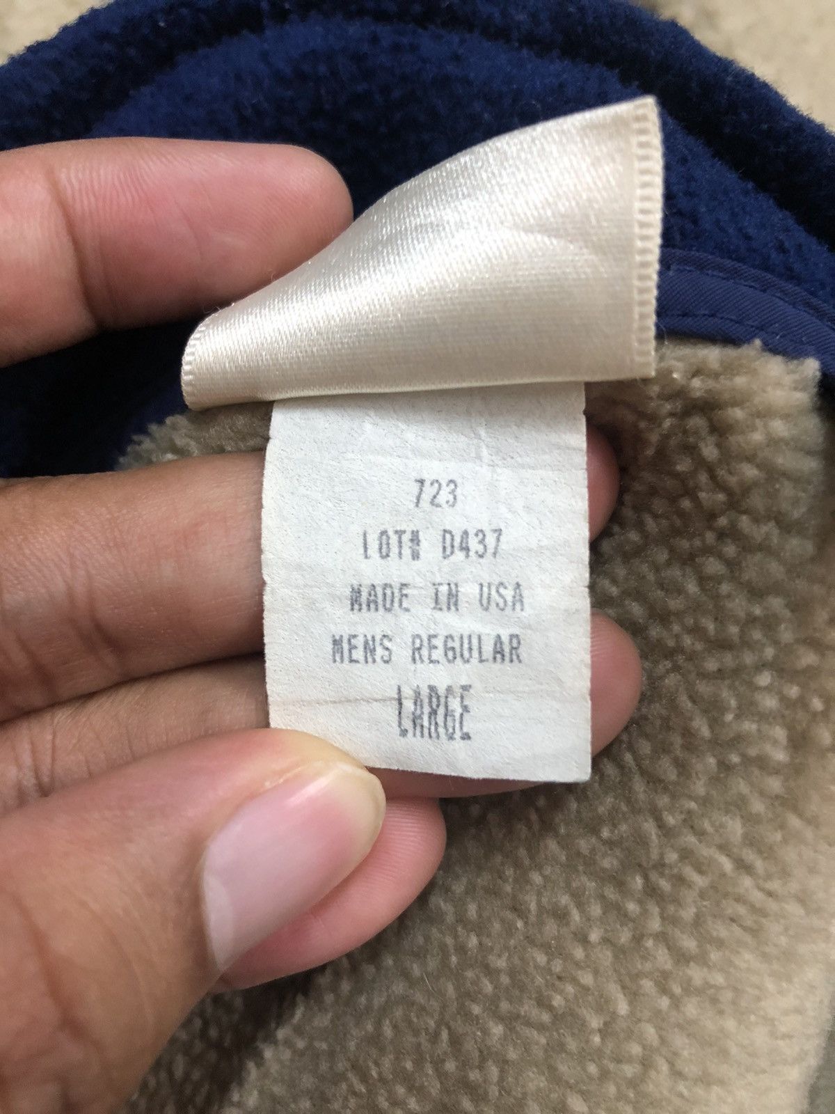 L.L. Bean Vintage 90s LL Bean Zipper Ups Fleece Jacket Made in USA Size US XXL / EU 58 / 5 - 12 Thumbnail