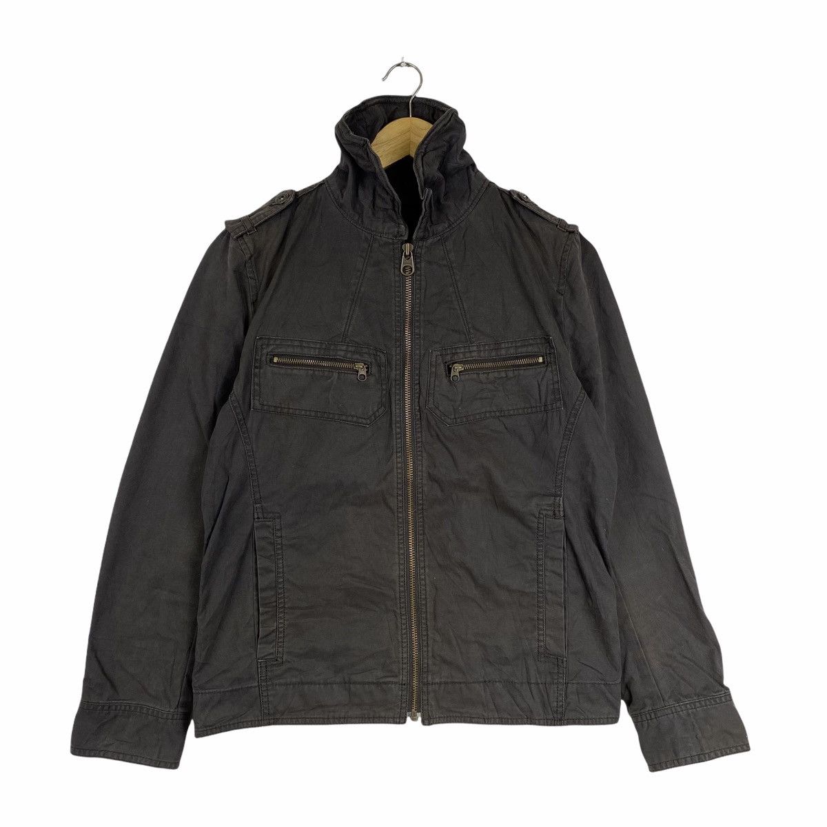 Vintage × Von Dutch Vintage VON DUTCH Los Angeles Motorcycle Zipper Jacket Size M / US 6-8 / IT 42-44 - 1 Thumbnail