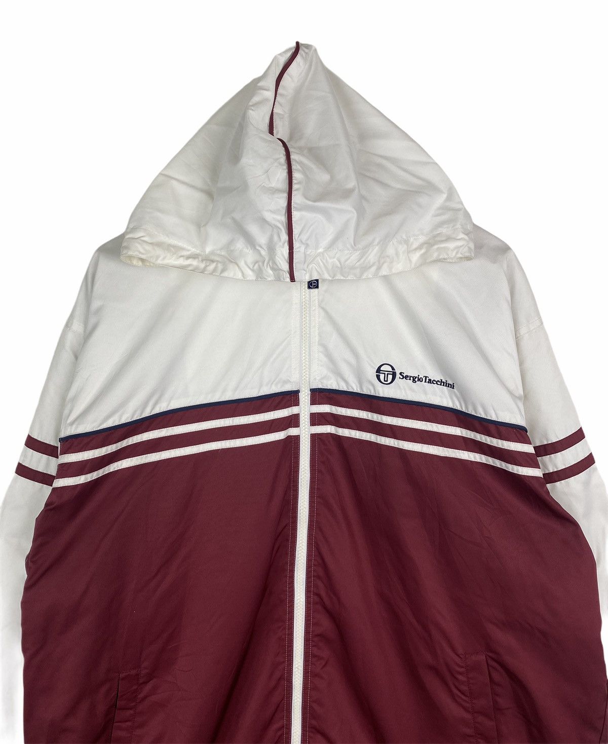 VINTAGE SERGIO TACCHINI CASUAL SPORT ZIPPER HOODIE JACKET
