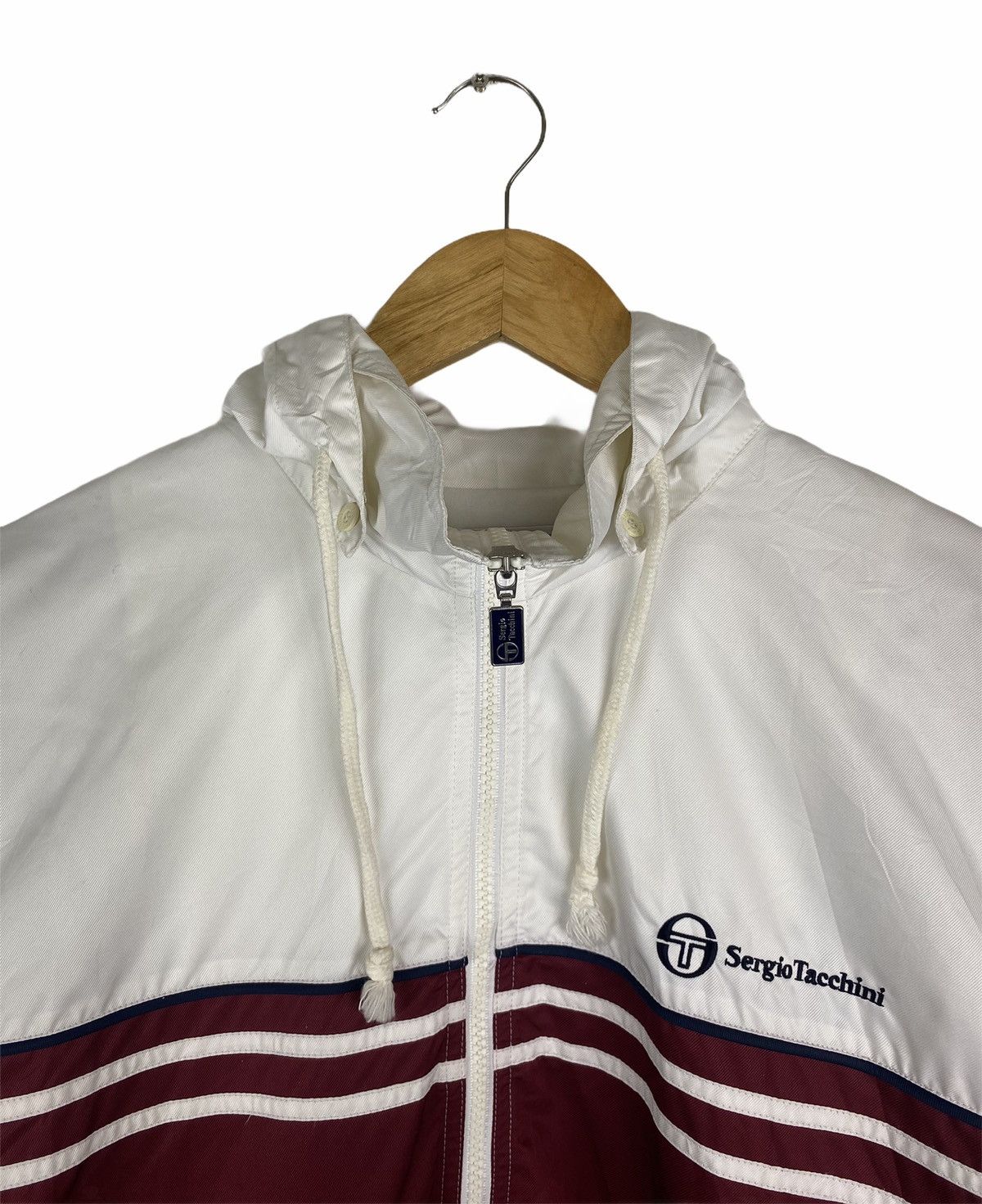 VINTAGE SERGIO TACCHINI CASUAL SPORT ZIPPER HOODIE JACKET