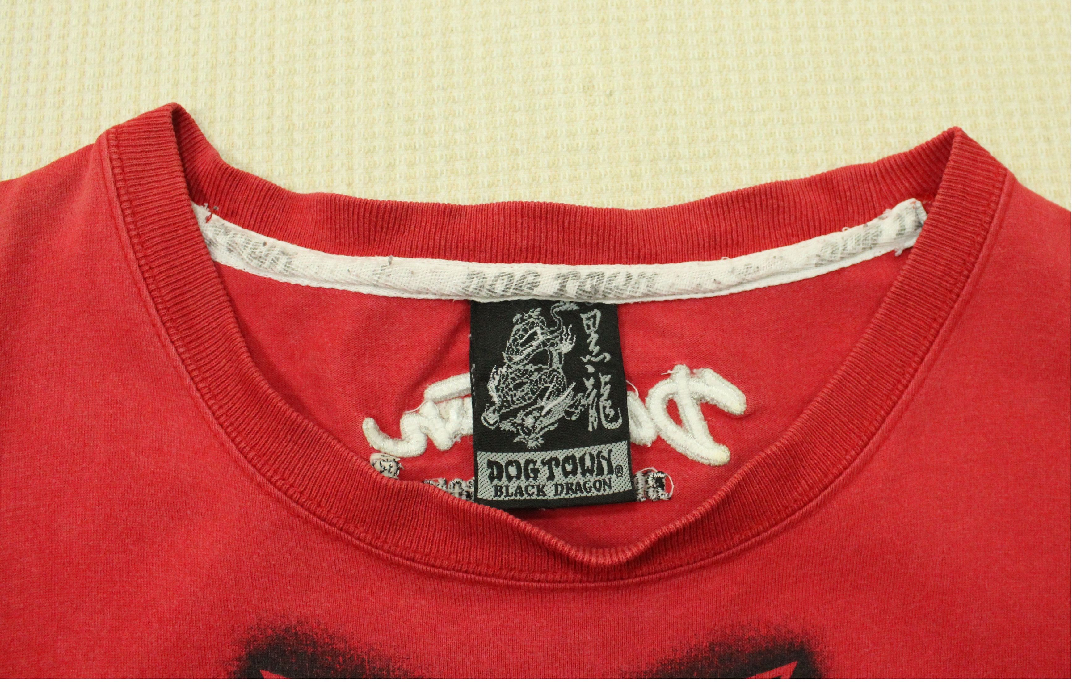 Dogtown Vintage DOGTOWN T Shirt Black Dragon Embroidered Printed Size US XL / EU 56 / 4 - 14 Thumbnail