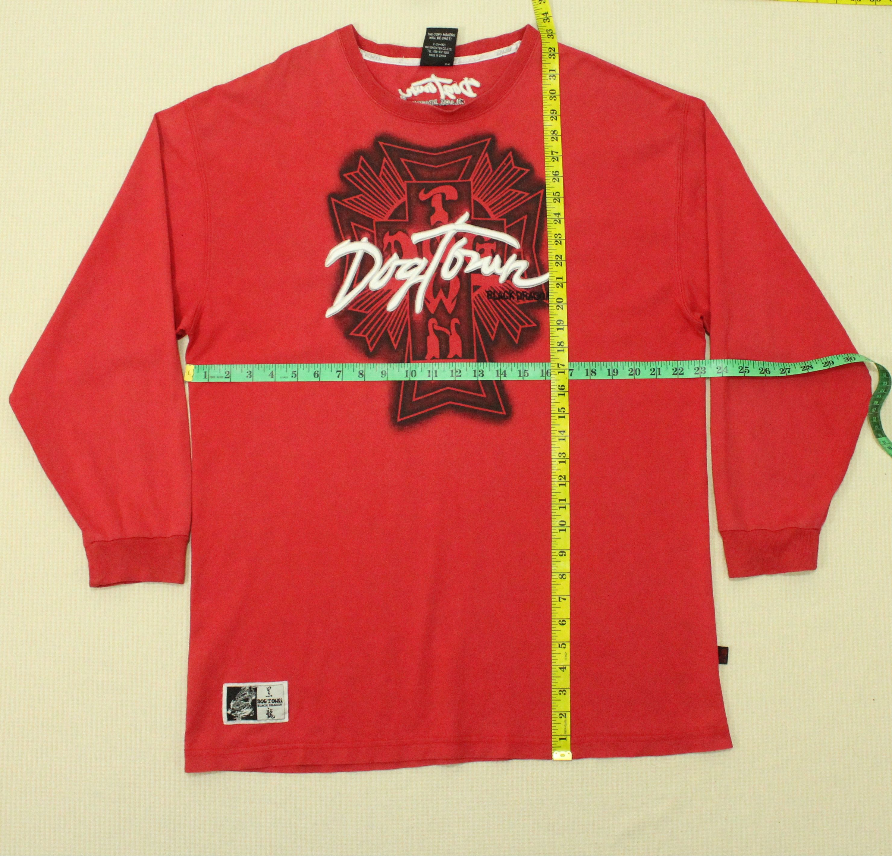 Dogtown Vintage DOGTOWN T Shirt Black Dragon Embroidered Printed Size US XL / EU 56 / 4 - 17 Thumbnail