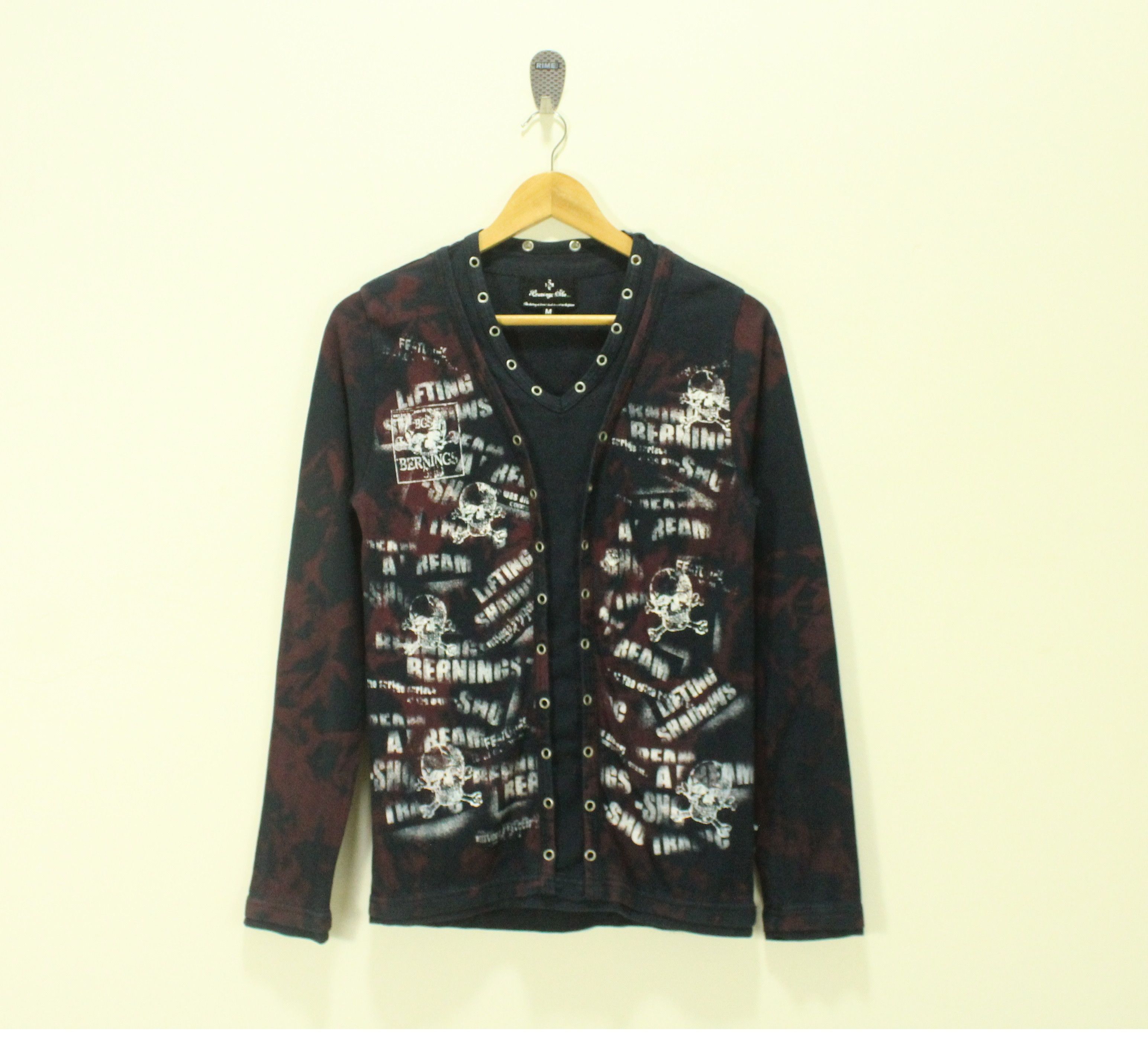 Japanese Brand Bernings Sho T Shirt Skulls Seditionaries rave emo punk erd Size US S / EU 44-46 / 1 - 2 Thumbnail