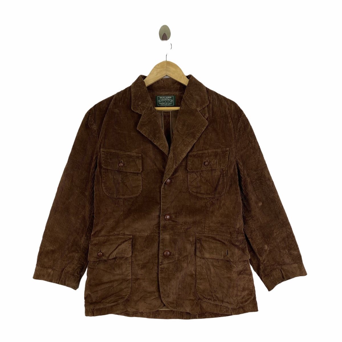Vintage POLO COUNTRY Ralph Lauren Coduroy Blazer Coat Jacket