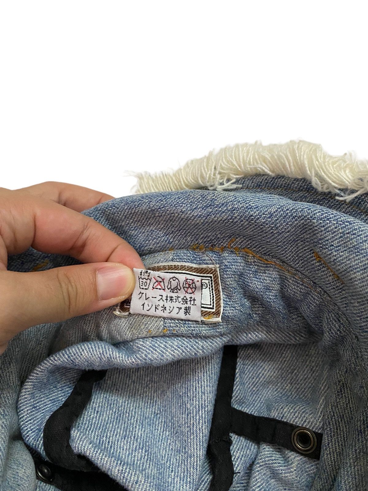Japanese Brand Grace Denim Bucket Hat Size ONE SIZE - 10 Thumbnail